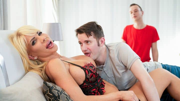 Busty Blonde Cougar Protein Supplements